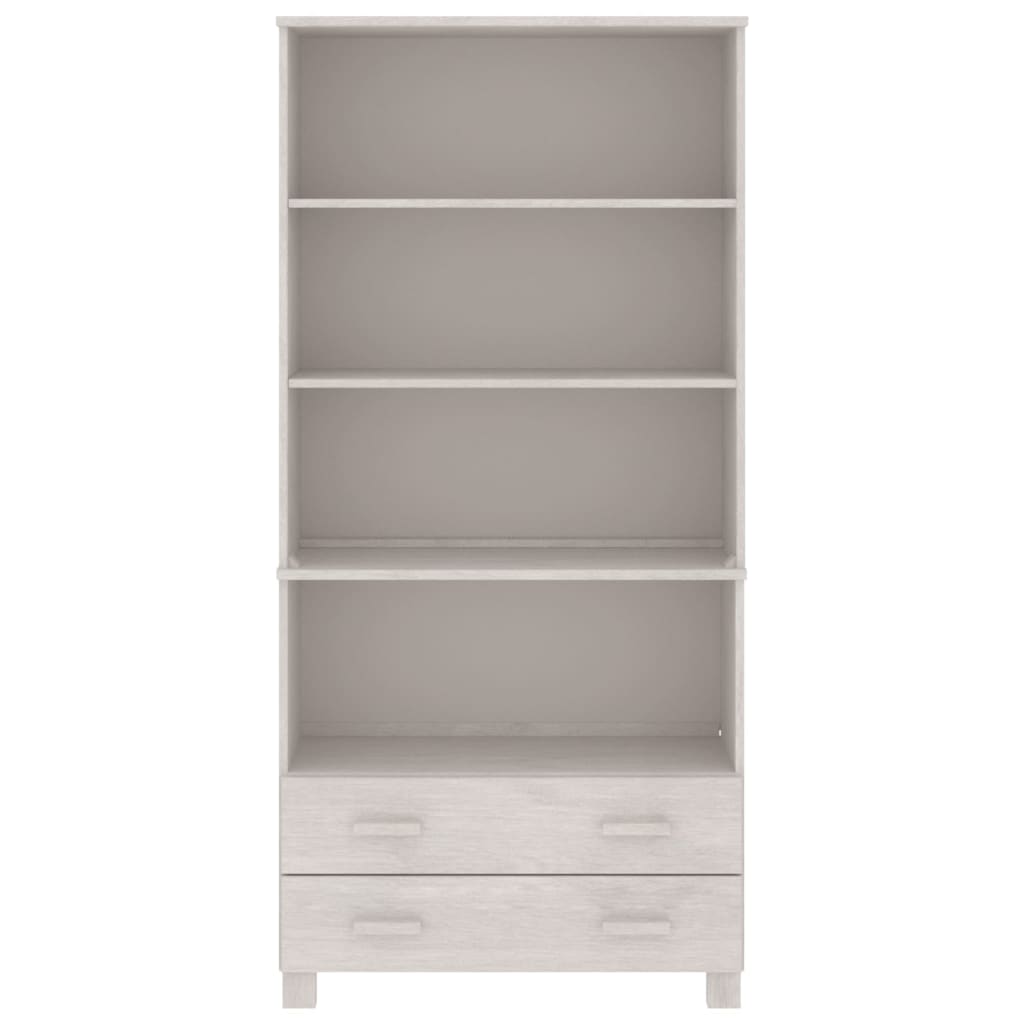 Highboard HAMAR Massivholz Kiefer Weiß