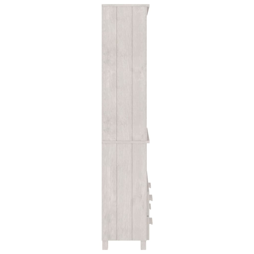 Highboard HAMAR Massivholz Kiefer Weiß