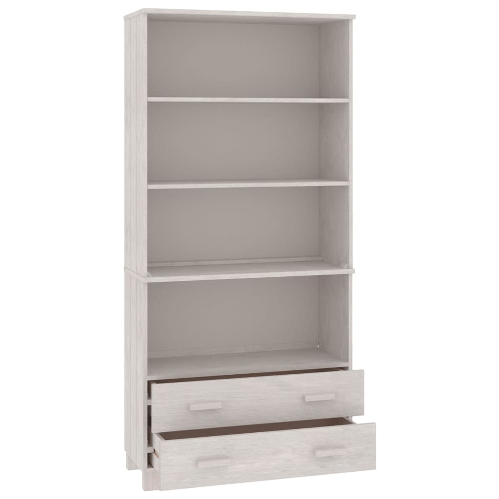 Highboard HAMAR Massivholz Kiefer Weiß