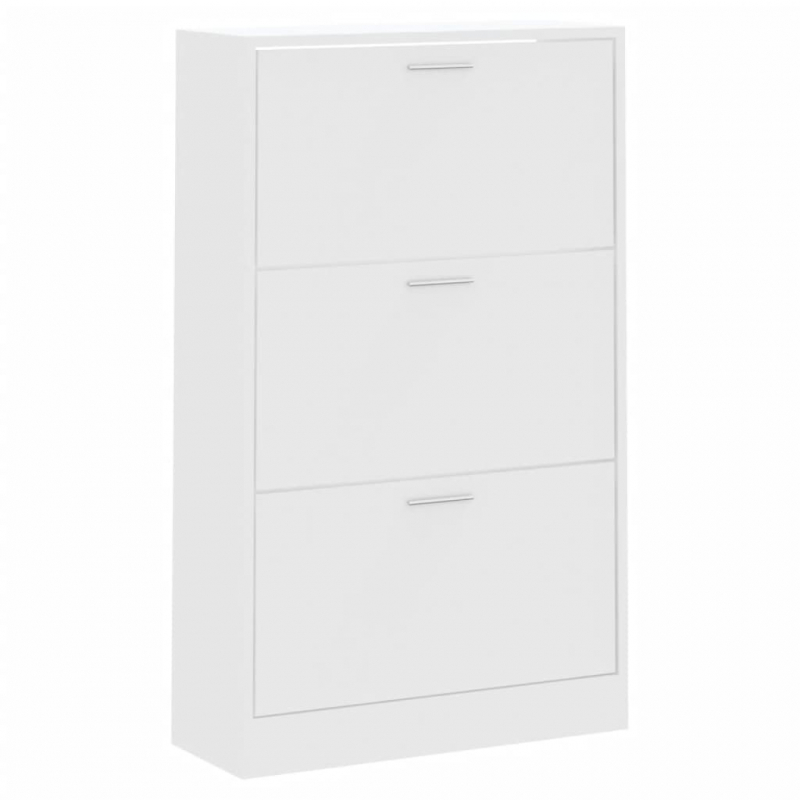 Schuhschrank Weiß 63x24x103 cm Holzwerkstoff