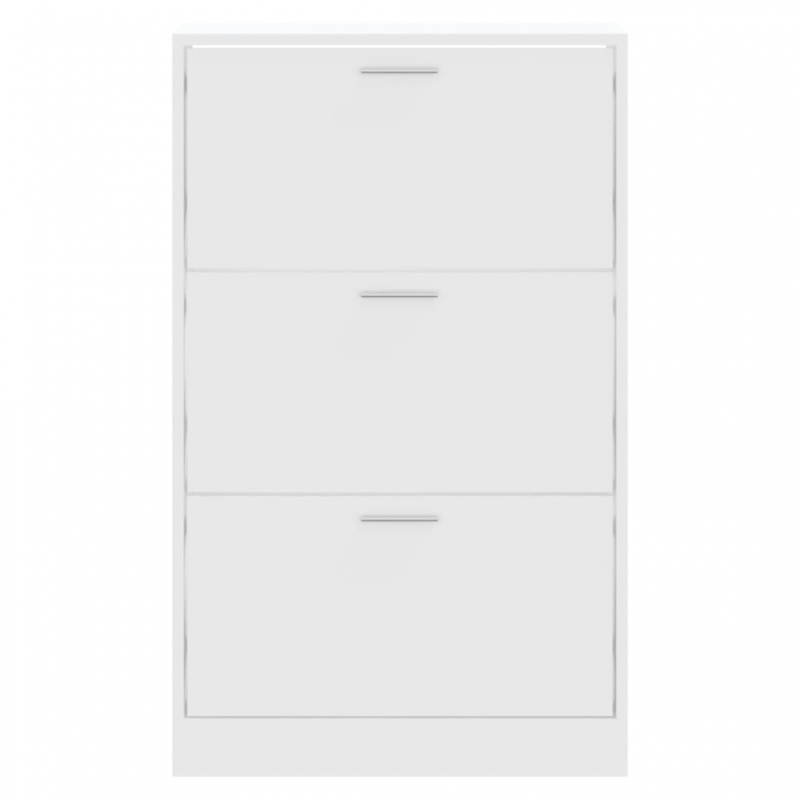 Schuhschrank Weiß 63x24x103 cm Holzwerkstoff