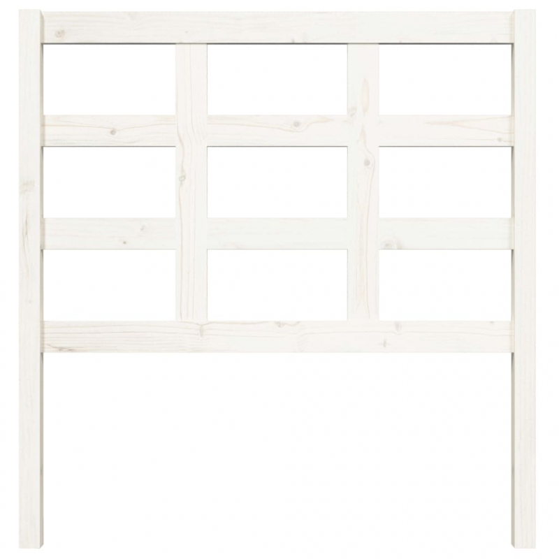 Kopfteil Weiß 95,5x4x100 cm Massivholz Kiefer