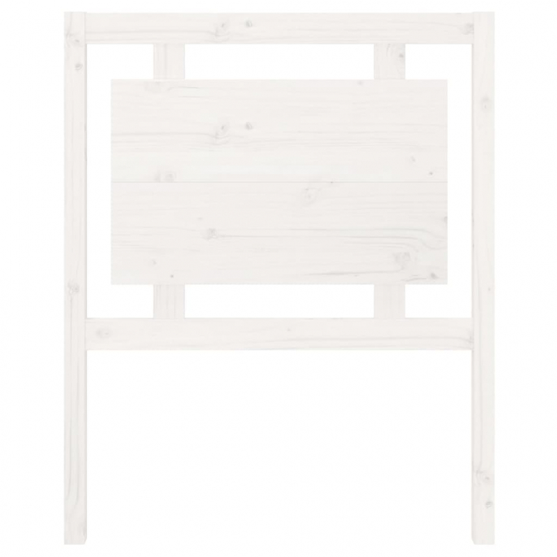 Kopfteil Weiß 80,5x4x100 cm Massivholz Kiefer