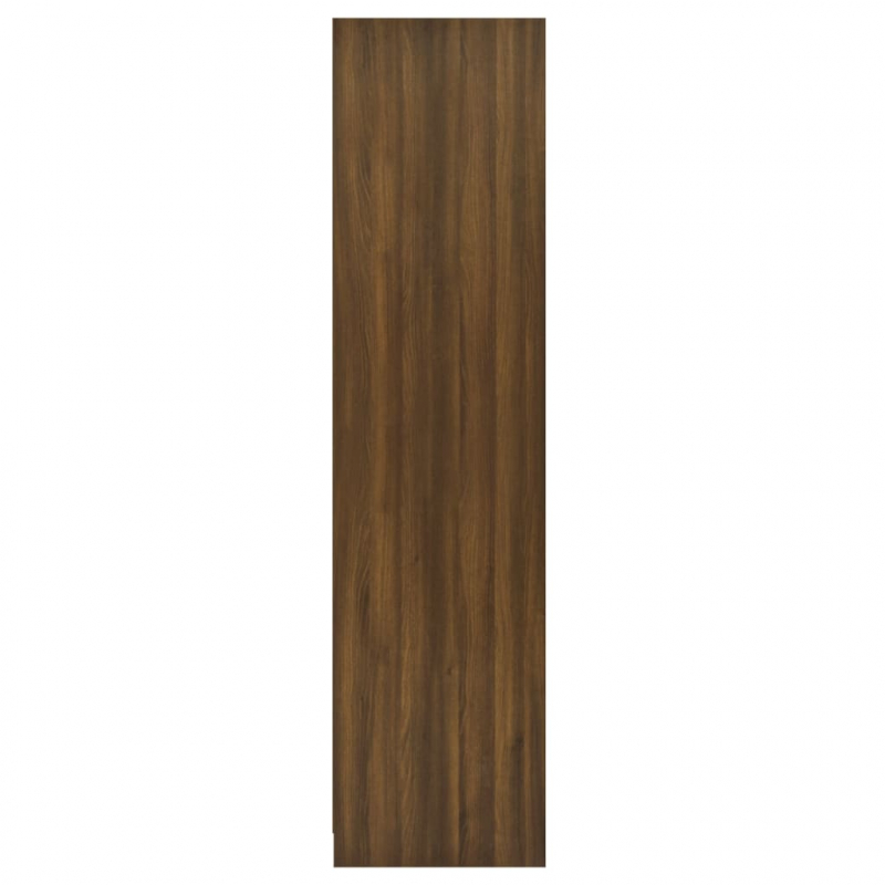 Kleiderschrank mit Schubladen Braun Eichen-Optik 50x50x200 cm