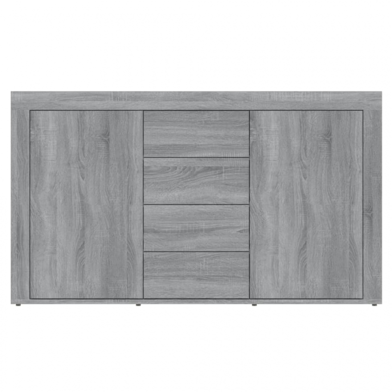Sideboard Grau Sonoma 120x36x69 cm Holzwerkstoff