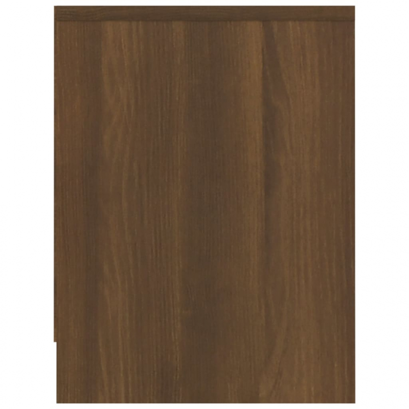 Nachttische 2 Stk. Braun Eichen-Optik 40x30x40 cm Holzwerkstoff