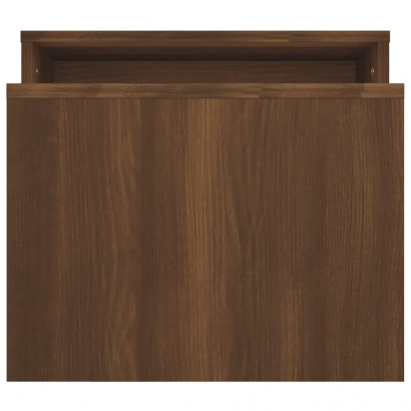 Couchtisch-Set Braun Eichen-Optik 100x48x40 cm Holzwerkstoff