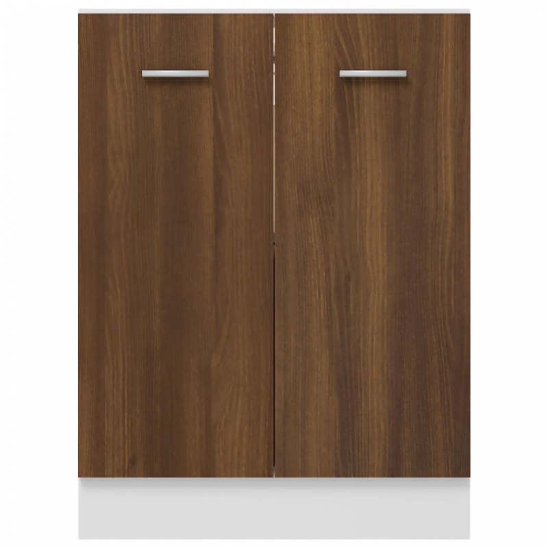 Unterschrank Lyon Braun Eichen-Optik 60x46x81,5 cm Holzwerkstoff