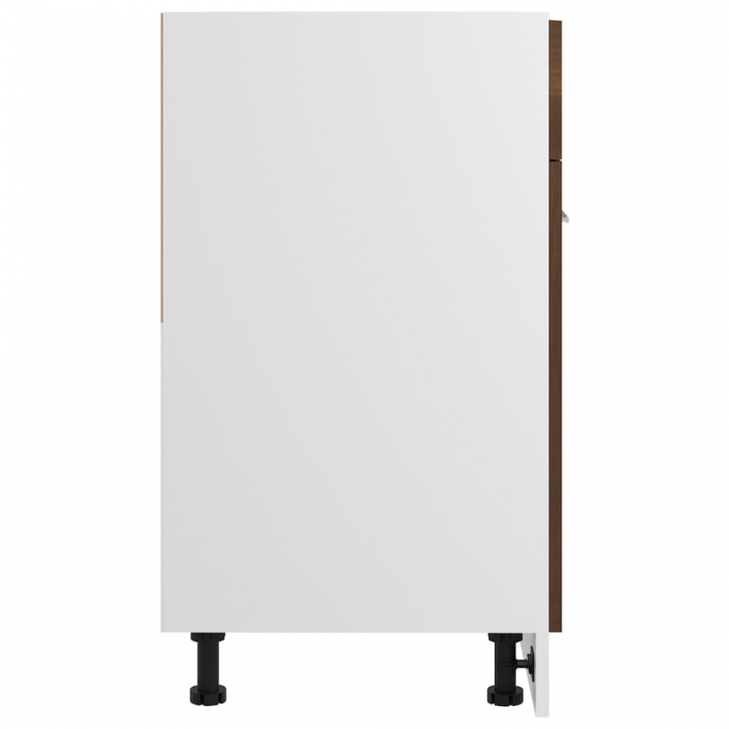 Unterschrank mit Schublade Lyon Braun Eichen-Optik 60x46x81,5 cm