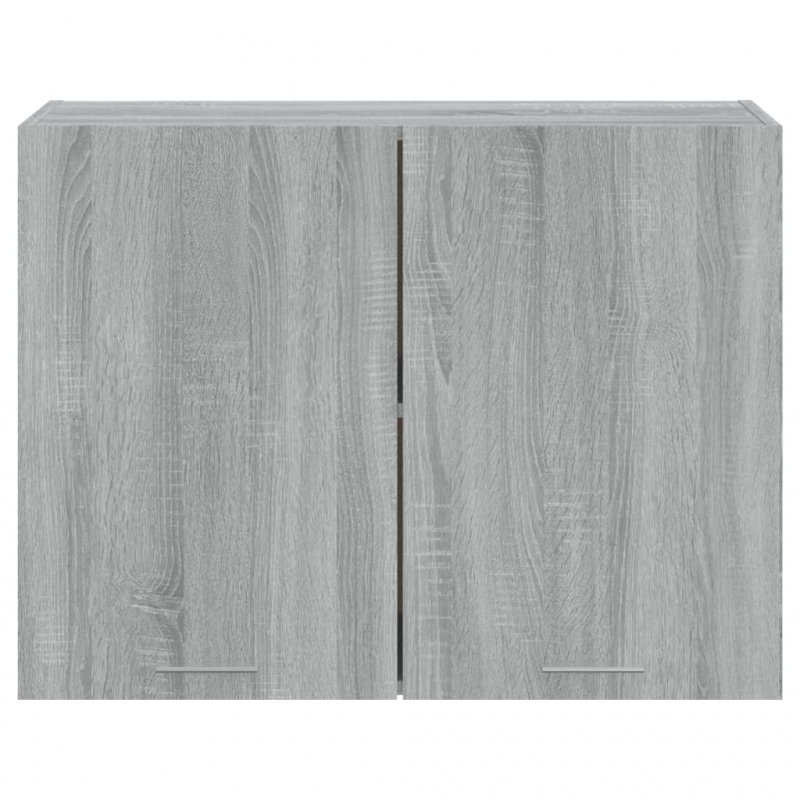 Hängeschrank Grau Sonoma 80x31x60 cm Holzwerkstoff