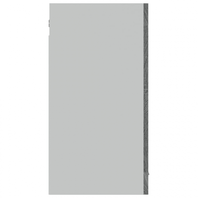 Hängeschrank Lyon Glas Grau Sonoma 80x31x60 cm Holzwerkstoff