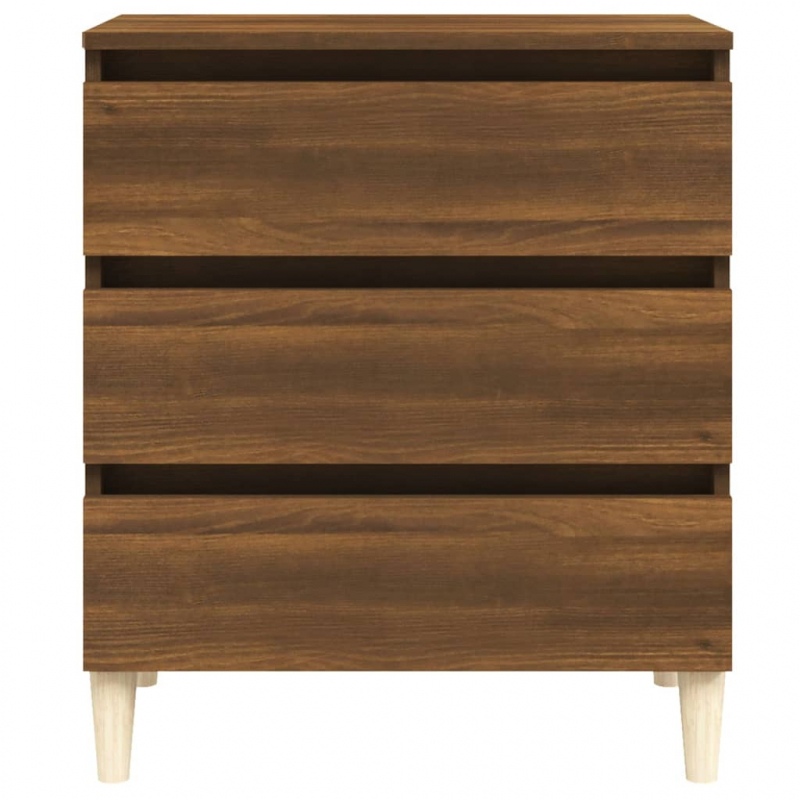 Sideboard Braun Eichen-Optik 60x35x69 cm Holzwerkstoff