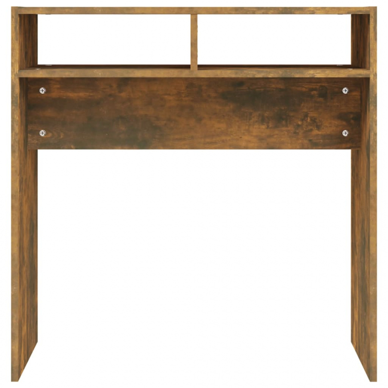 Konsolentisch Räuchereiche 78x30x80 cm Holzwerkstoff