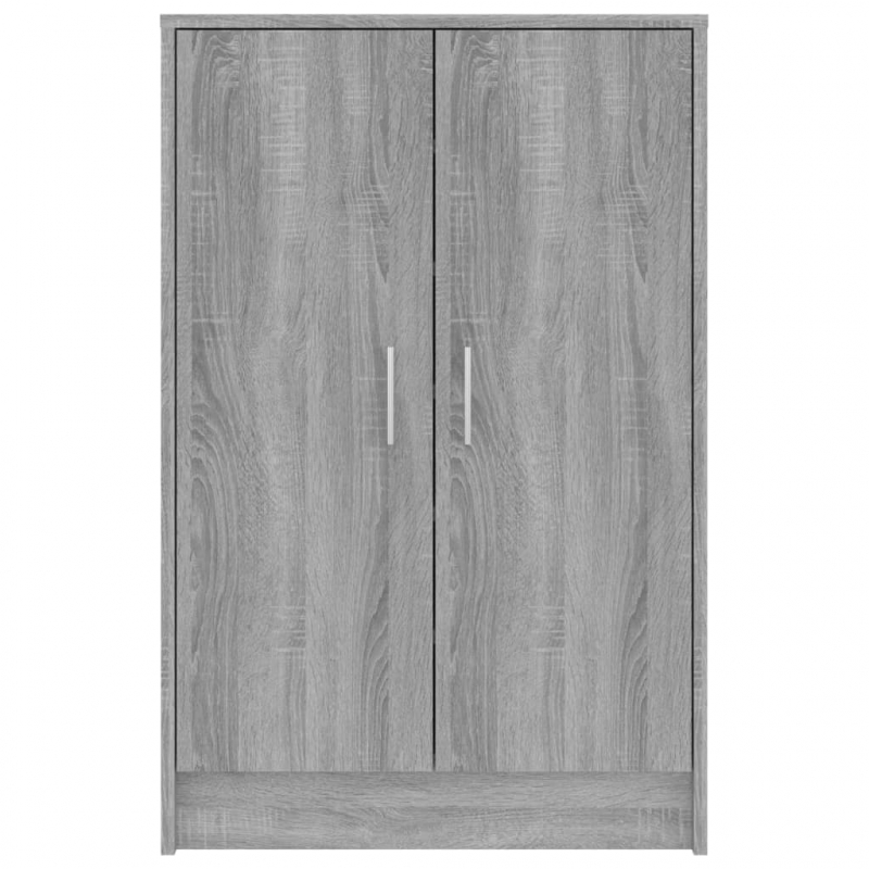 Schuhschrank Grau Sonoma 60x35x92 cm Holzwerkstoff