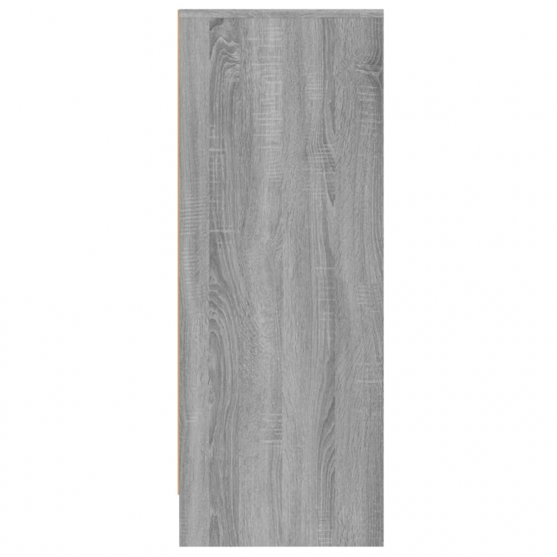 Schuhschrank Grau Sonoma 60x35x92 cm Holzwerkstoff