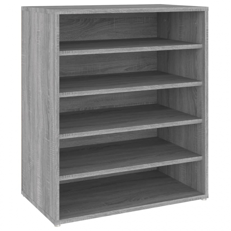 Schuhschrank Grau Sonoma 60x35x70 cm Holzwerkstoff