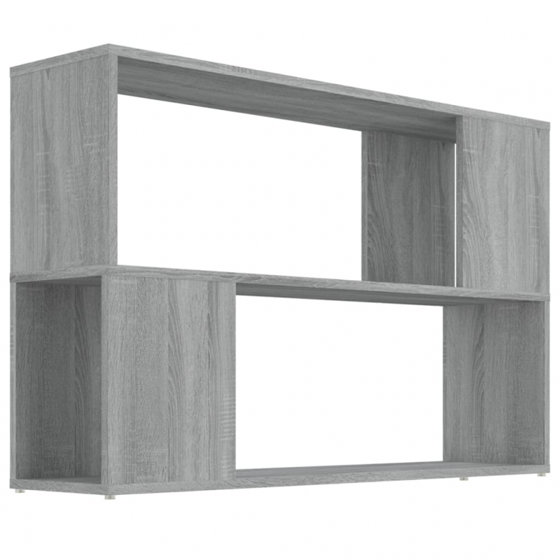 Bücherregal Grau Sonoma 100x24x63 cm Holzwerkstoff