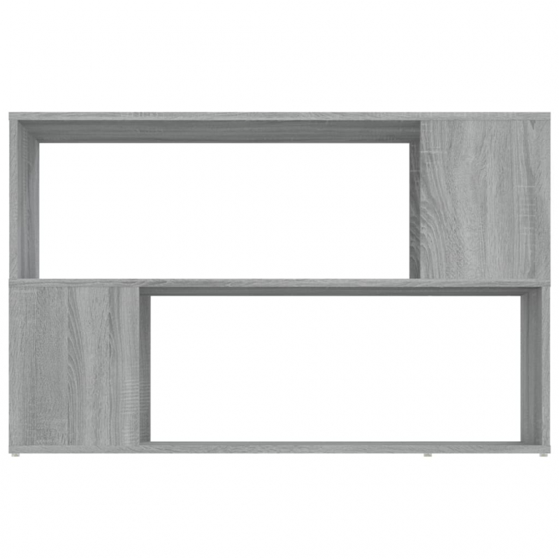 Bücherregal Grau Sonoma 100x24x63 cm Holzwerkstoff