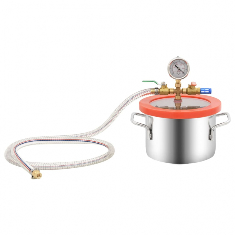 Vakuumkammer Edelstahl 3,7 L