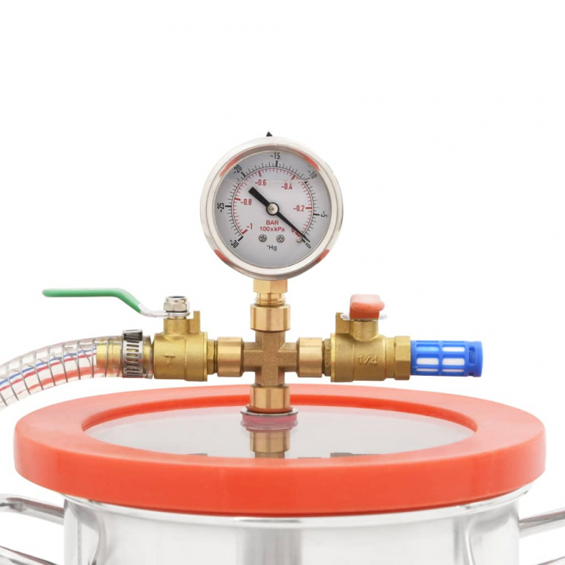 Vakuumkammer Edelstahl 5,5 L