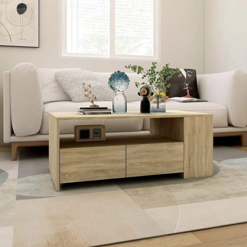 Couchtisch Sonoma-Eiche 102x55x42 cm Holzwerkstoff