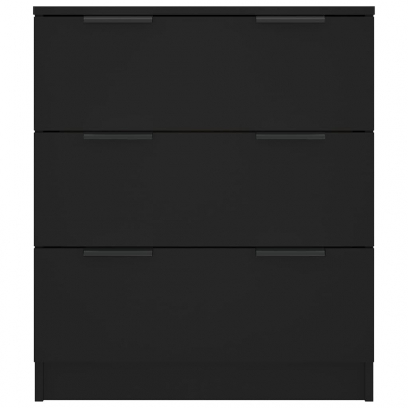 Sideboard Schwarz 60x30x70 cm Holzwerkstoff