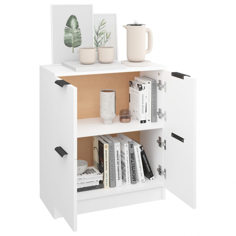 Sideboard Weiß 60x30x70 cm Holzwerkstoff