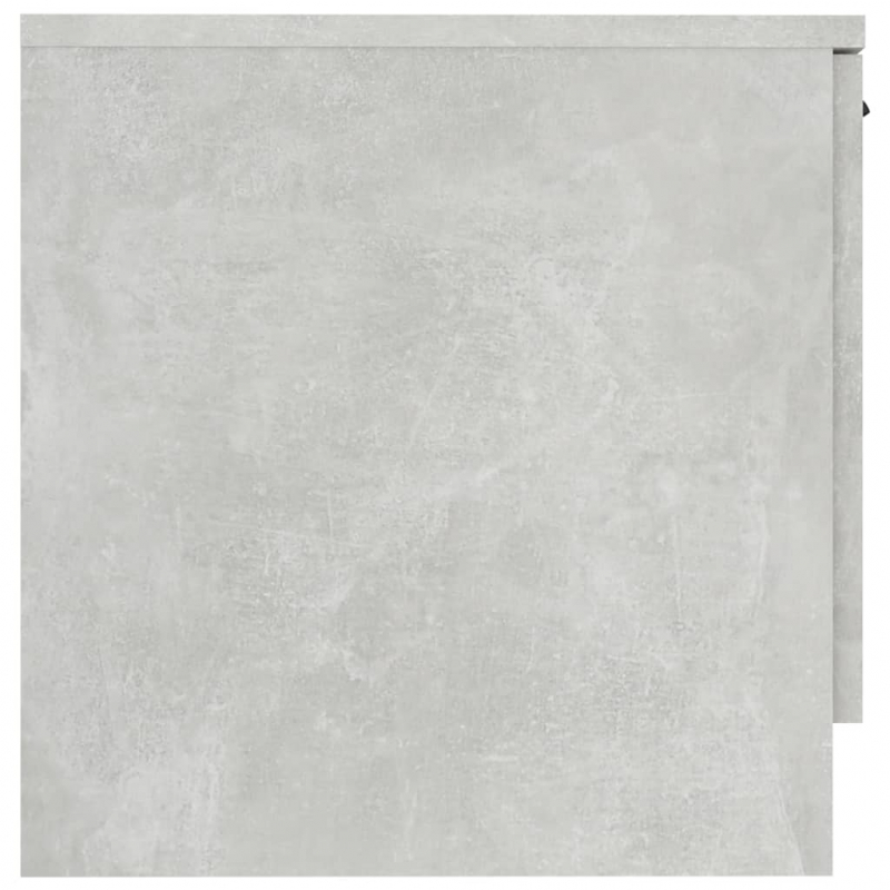 Nachttische 2 Stk. Betongrau 40x39x40 cm
