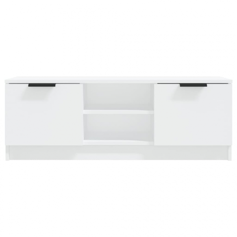 TV-Schrank Weiß 102x35x36,5 cm Holzwerkstoff
