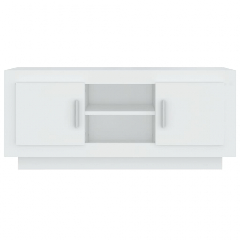 TV-Schrank Weiß 102x35x45 cm Holzwerkstoff