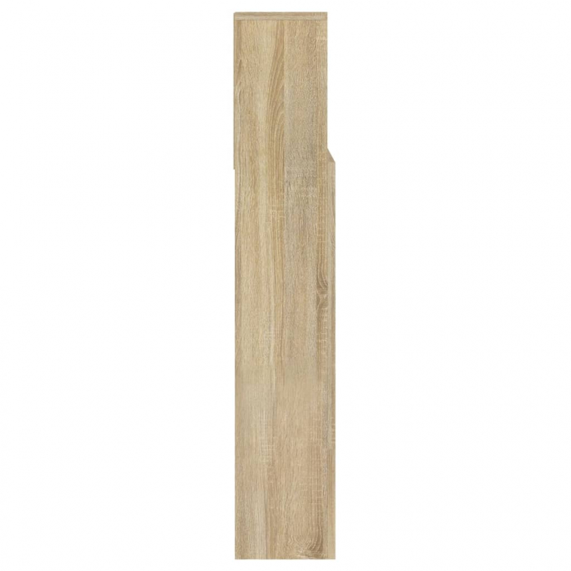Kopfteil mit Ablagen Sonoma-Eiche 140x19x103,5 cm