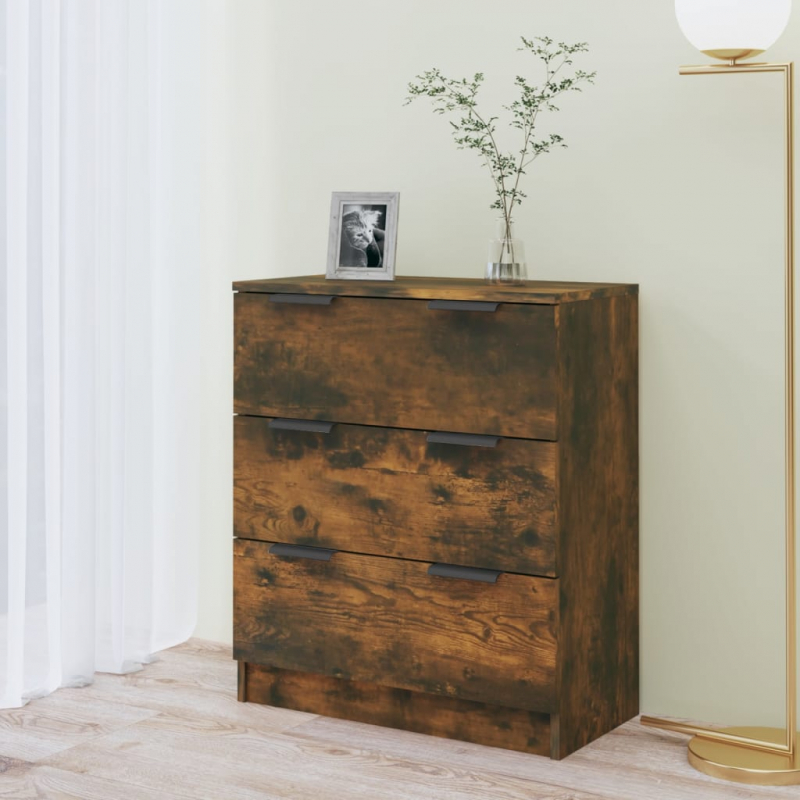Sideboard Räuchereiche 60x30x70 cm Holzwerkstoff