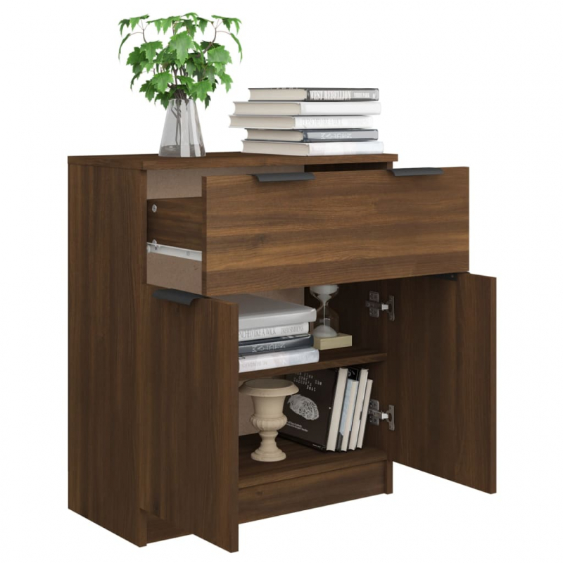 Sideboard Braun Eichen-Optik 60x30x70 cm Holzwerkstoff