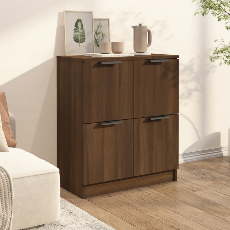 Sideboard Braun Eichen-Optik 60x30x70 cm Holzwerkstoff