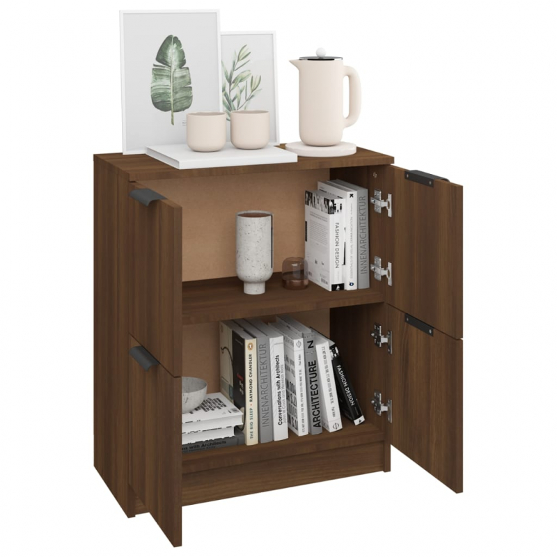 Sideboard Braun Eichen-Optik 60x30x70 cm Holzwerkstoff