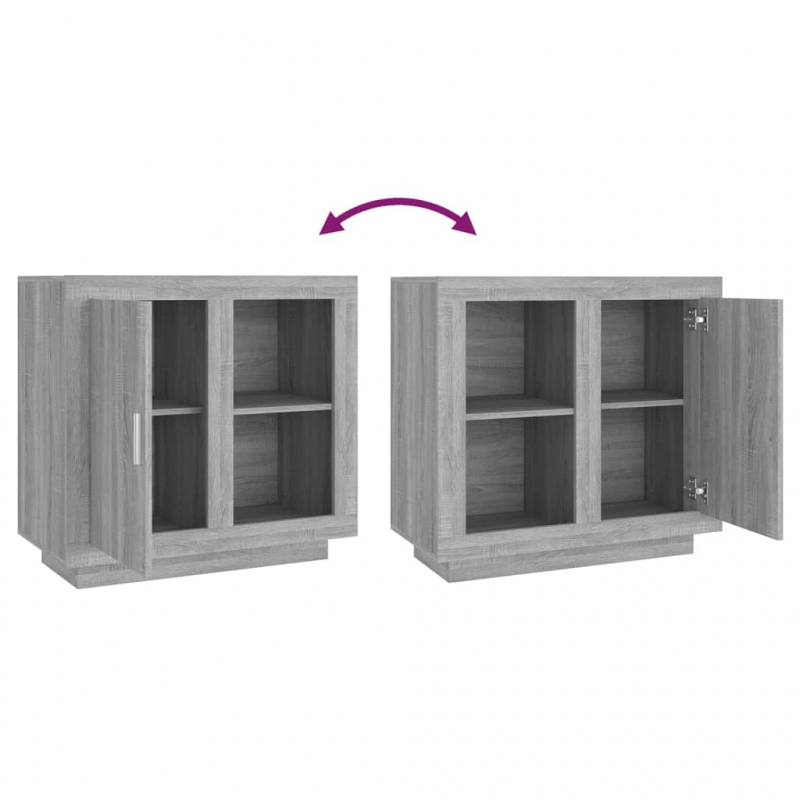 Sideboard Grau Sonoma 80x40x75 cm