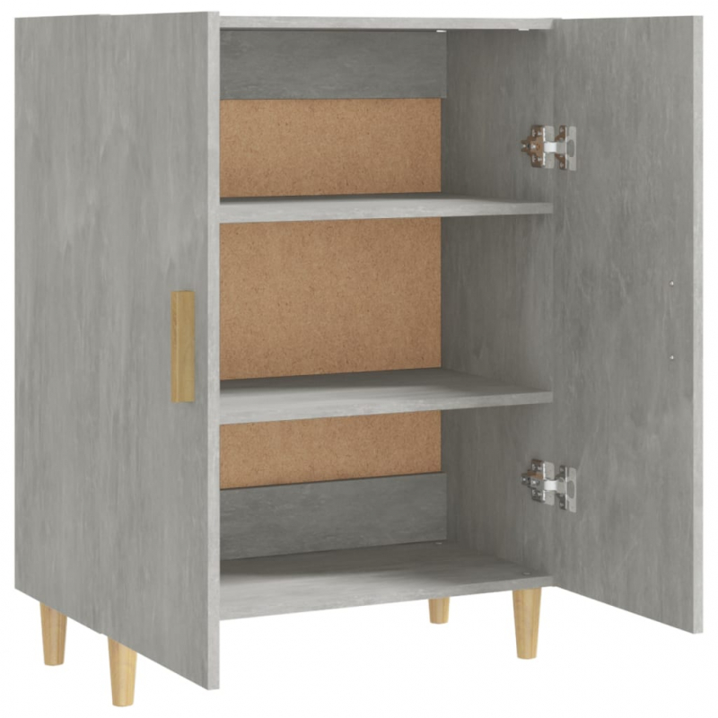 Sideboard Betongrau 70x34x90 cm Holzwerkstoff