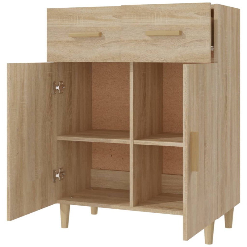 Sideboard Sonoma-Eiche 69,5x34x89 cm Holzwerkstoff