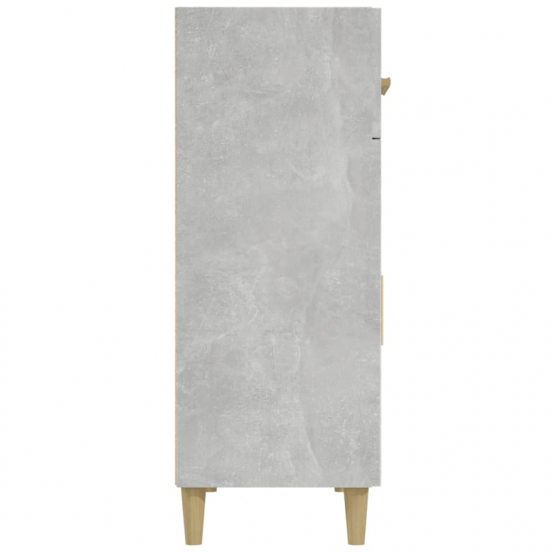 Sideboard Betongrau 69,5x34x89 cm Holzwerkstoff