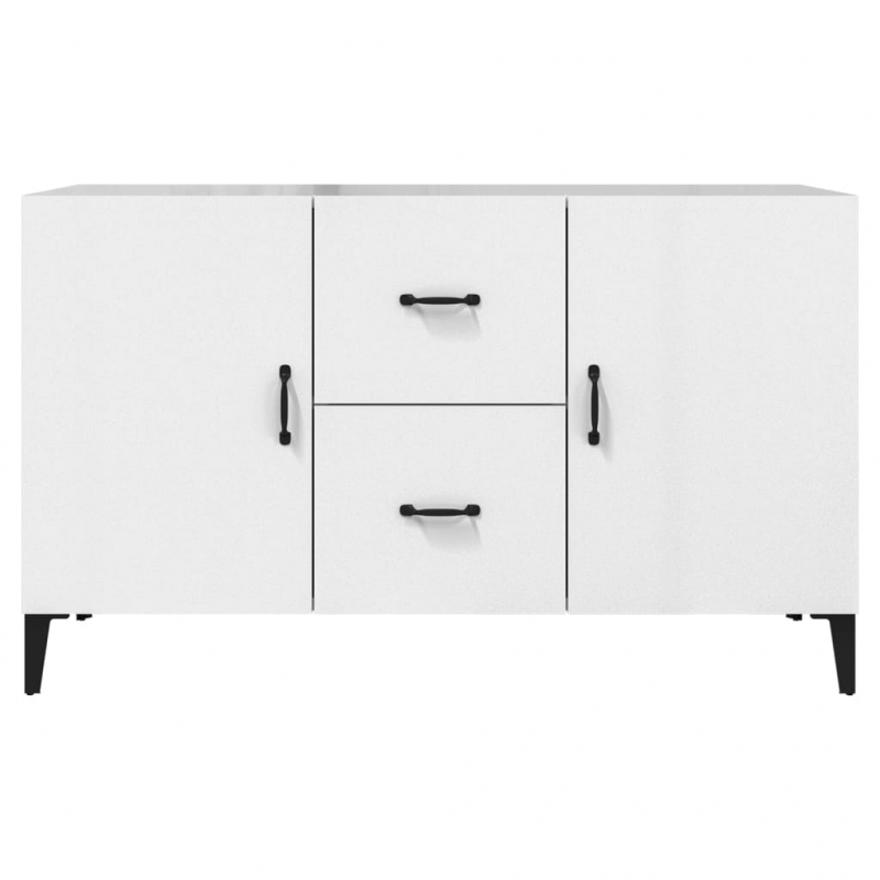 Sideboard Hochglanz-Weiß 100x36x60 cm Holzwerkstoff