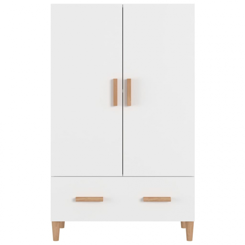 Highboard Weiß 70x31x115 cm Holzwerkstoff