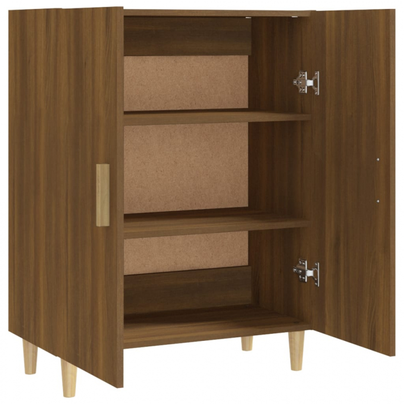 Sideboard Braun Eichen-Optik 70x34x90 cm Holzwerkstoff