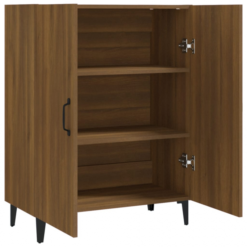 Sideboard Braun Eichen-Optik 70x34x90 cm Holzwerkstoff