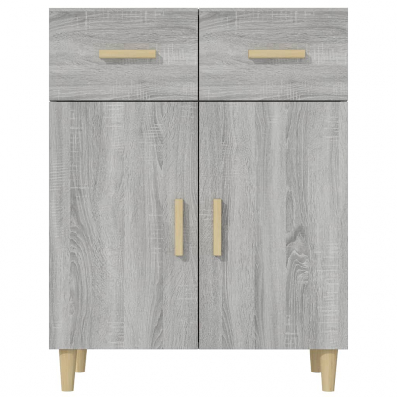 Sideboard Grau Sonoma 69,5x34x89 cm Holzwerkstoff