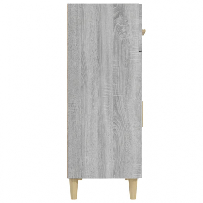 Sideboard Grau Sonoma 69,5x34x89 cm Holzwerkstoff