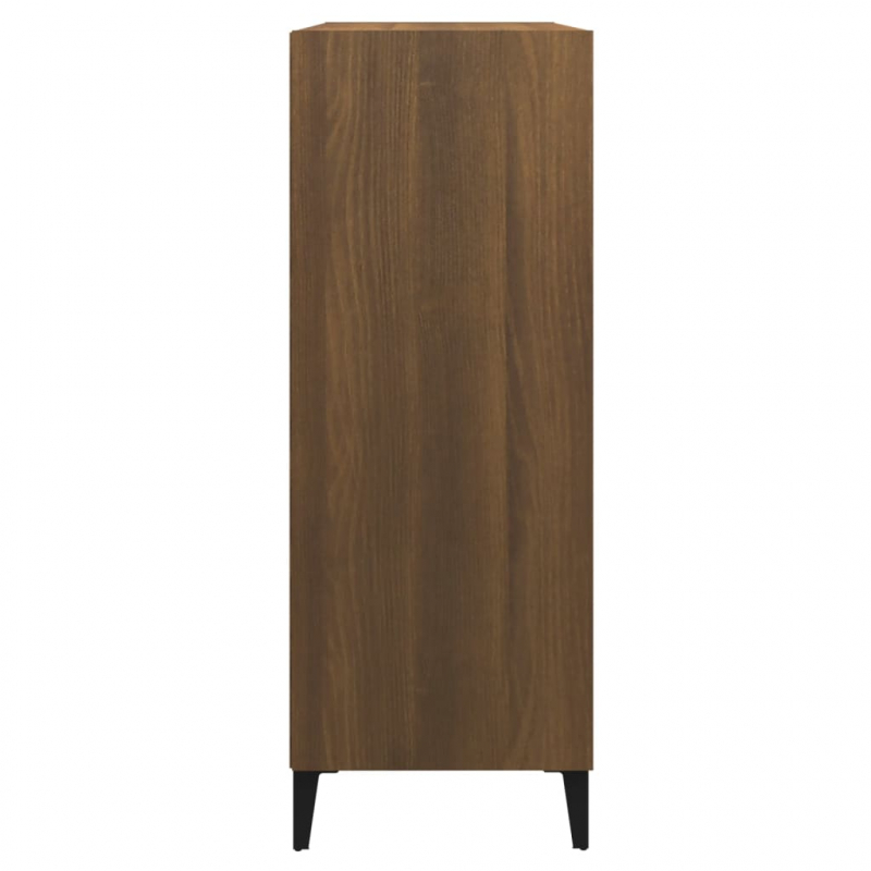 Sideboard Braun Eichen-Optik 69,5x32,5x90 cm Holzwerkstoff
