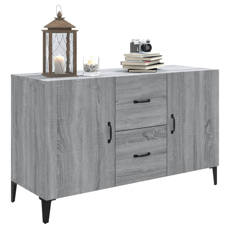 Sideboard Grau Sonoma 100x36x60 cm Holzwerkstoff