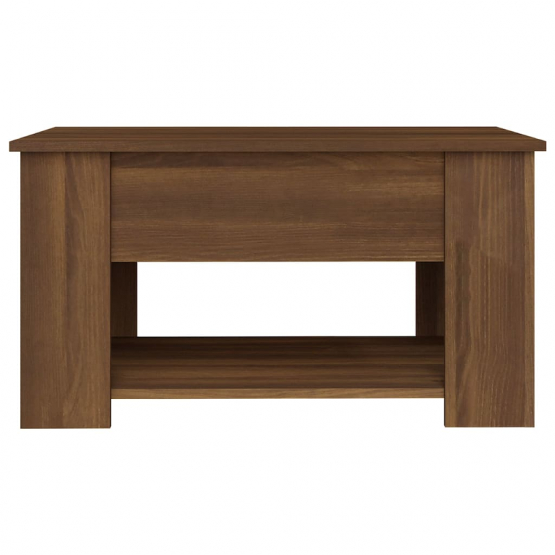 Couchtisch Braun Eichen-Optik 79x49x41 cm Holzwerkstoff