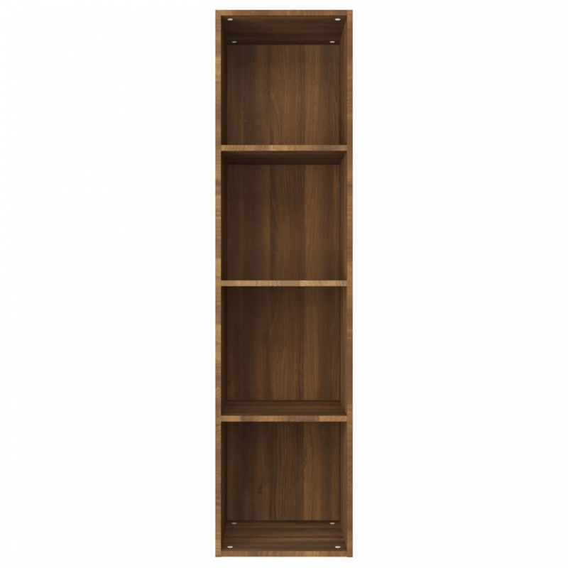 Bücherschrank/TV-Schrank Braun Eichen-Optik 36x30x143 cm