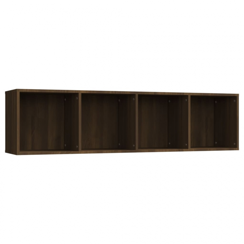 Bücherregal/TV-Schrank Braun Eiche 143x30x36 cm Holzwerkstoff